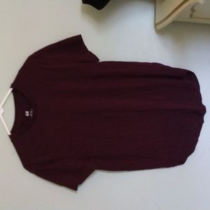 Burgundy h&m tshirt